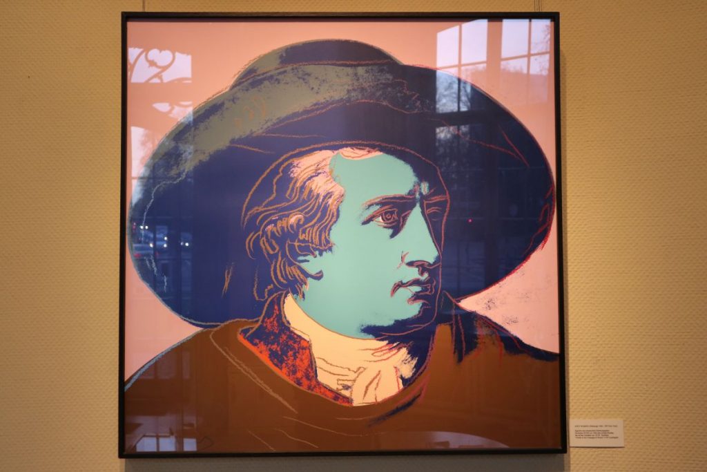 Andy Warhols Darstellung Goethes im Düsseldorfer Goethe-Museum