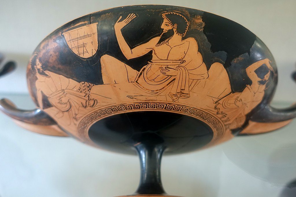 antikes griechisches Trinkgefäß 
