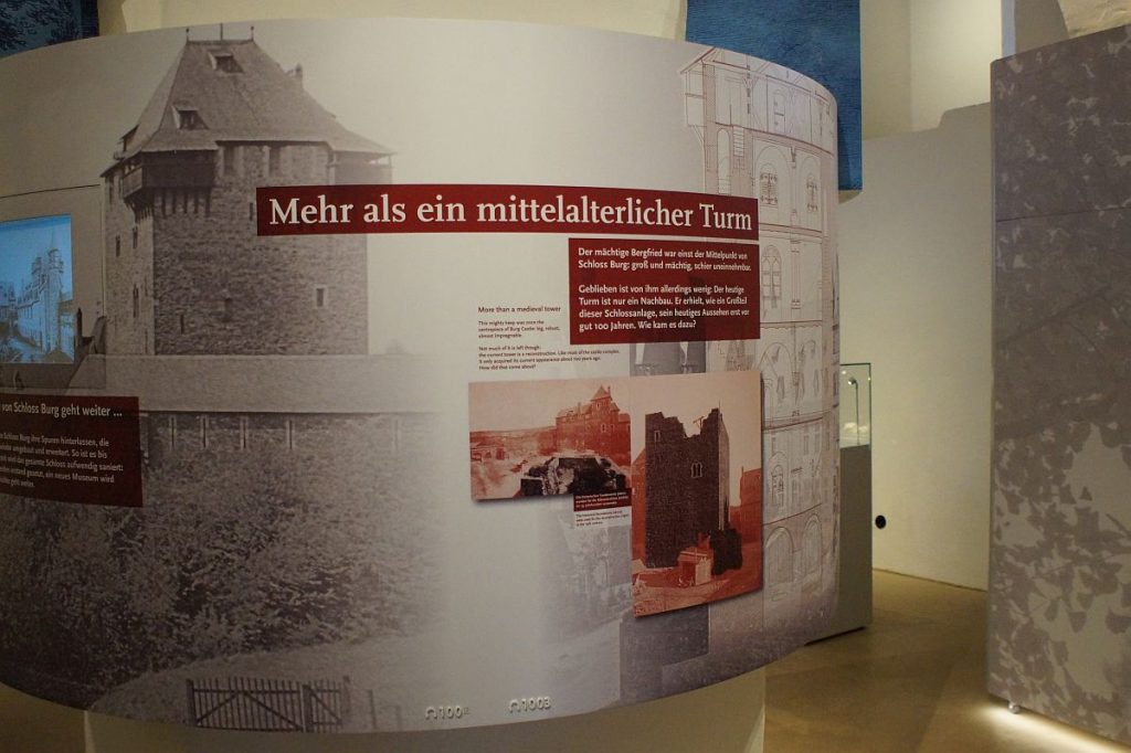 Ausstellung Bergfried Museum Schloss Burg