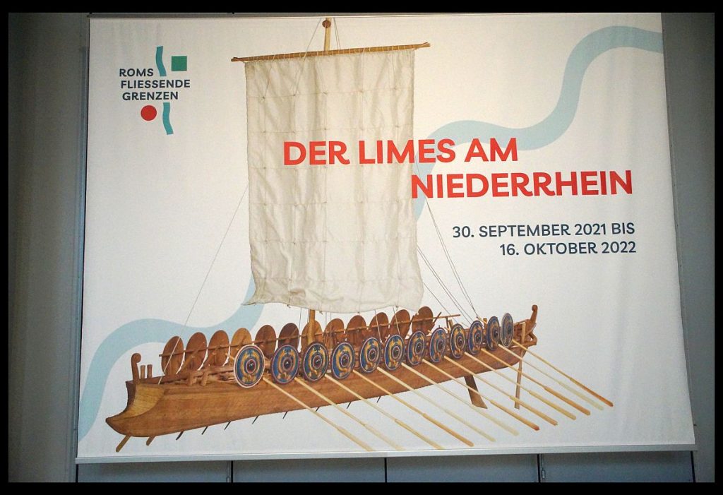 Ausstellungsplakat innen Limes am Niederrhein APX