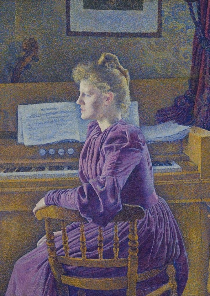 Theo Van Rysselberghe (1862-1926) - Mevrouw Henry Van de Velde-Sèthe (1921) - Reformkleider