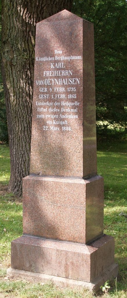 Gedenkstein für Freiherr von Oeynhausen