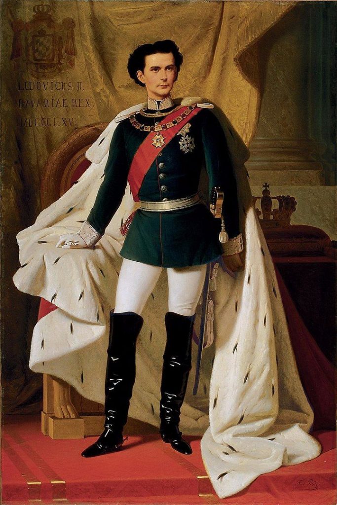 König Ludwig II. von Bayern Gemälde von Ferdinand Piloty, 1865