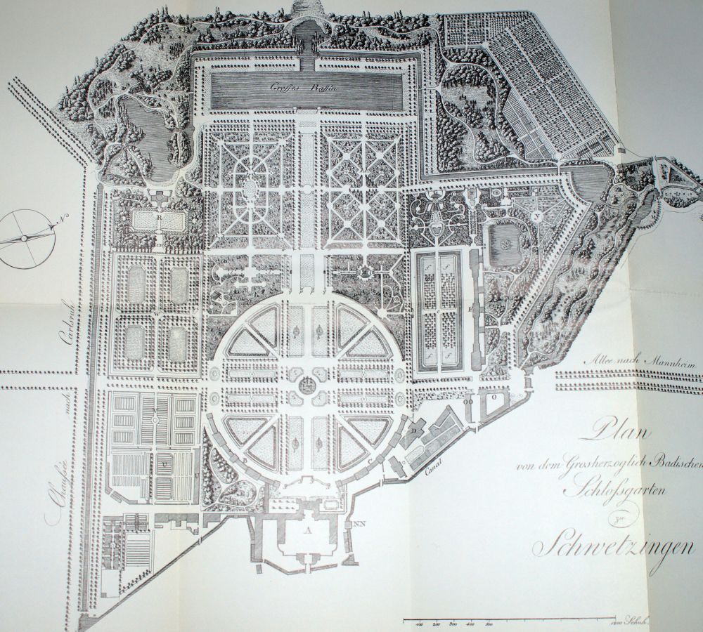 Plan Schwetzinger Schlosspark