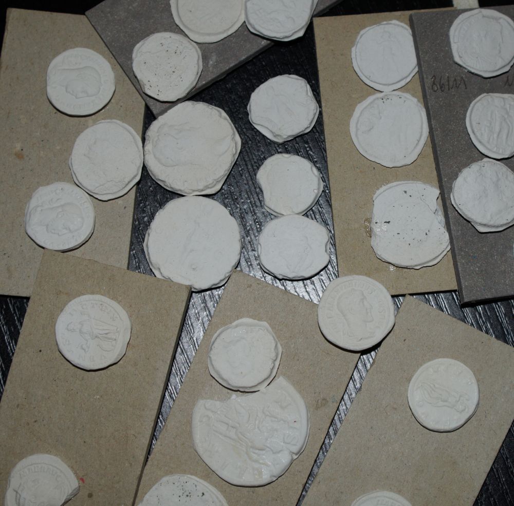 römische Fundmünzen - Abgüsse