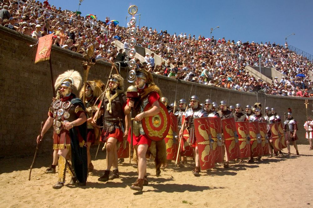 Römer im Amphitheater Xanten